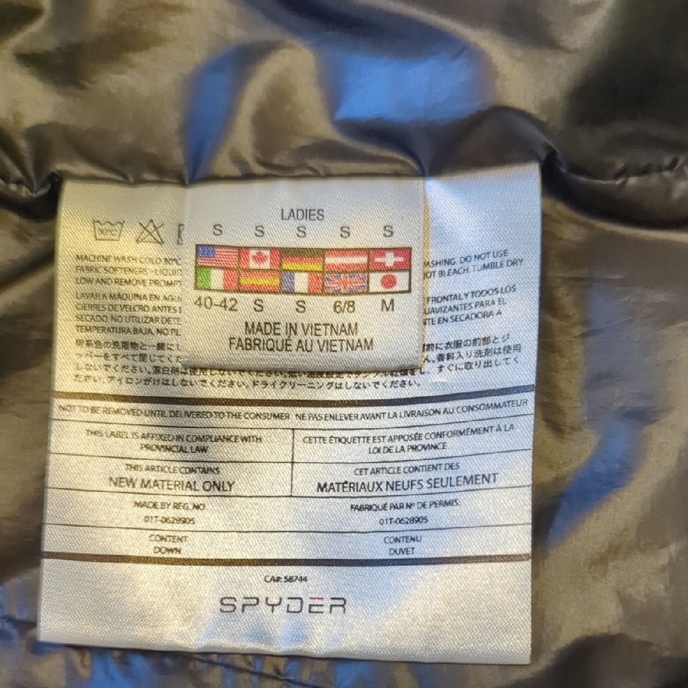 Spyder Winter Coat - Picture 2 of 2